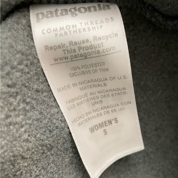 Women’s Patagonia Synchilla Snap-T fleece pullover gray size small - Picture 6 of 7